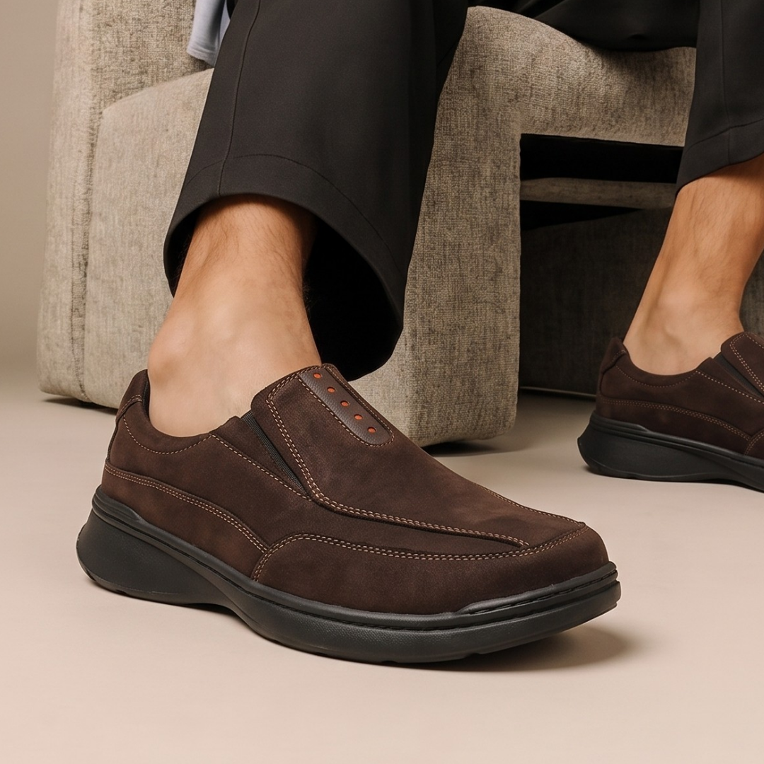 Zapatos Shell en Gamuza para hombre
