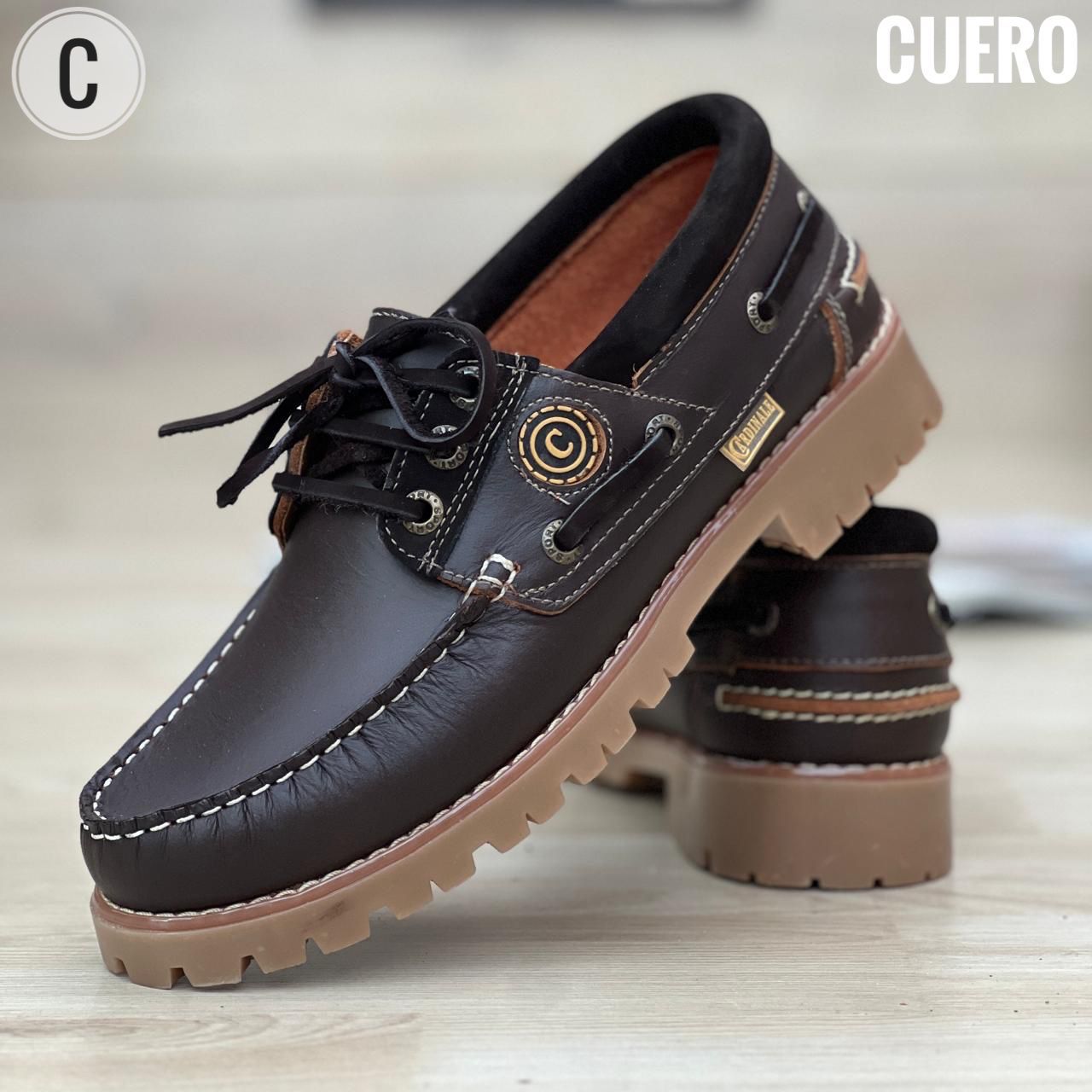 Zapato Rustico para Hombre en Cuero Encerado