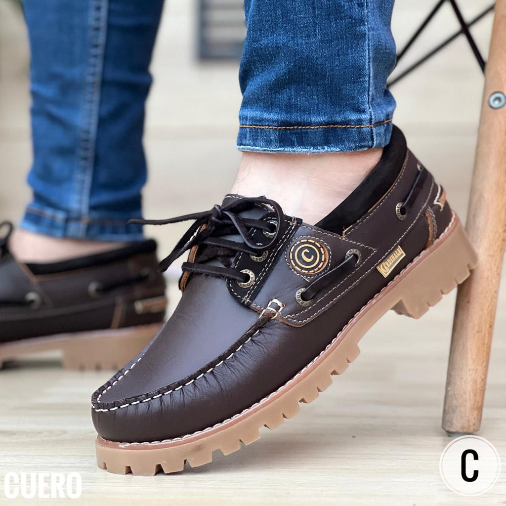 Zapato Rustico para Hombre en Cuero Encerado