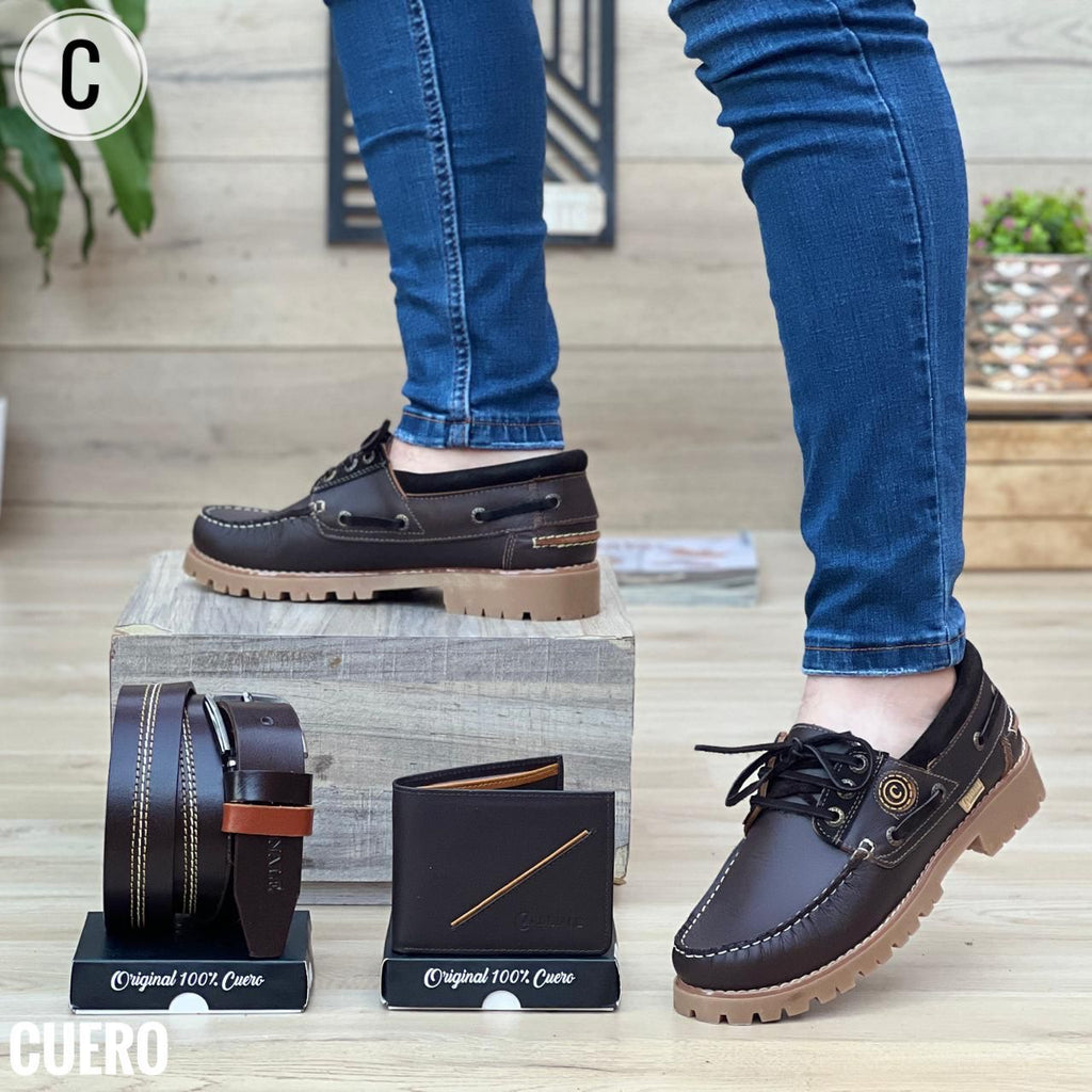 Trio Zapato + Correa + Billetera