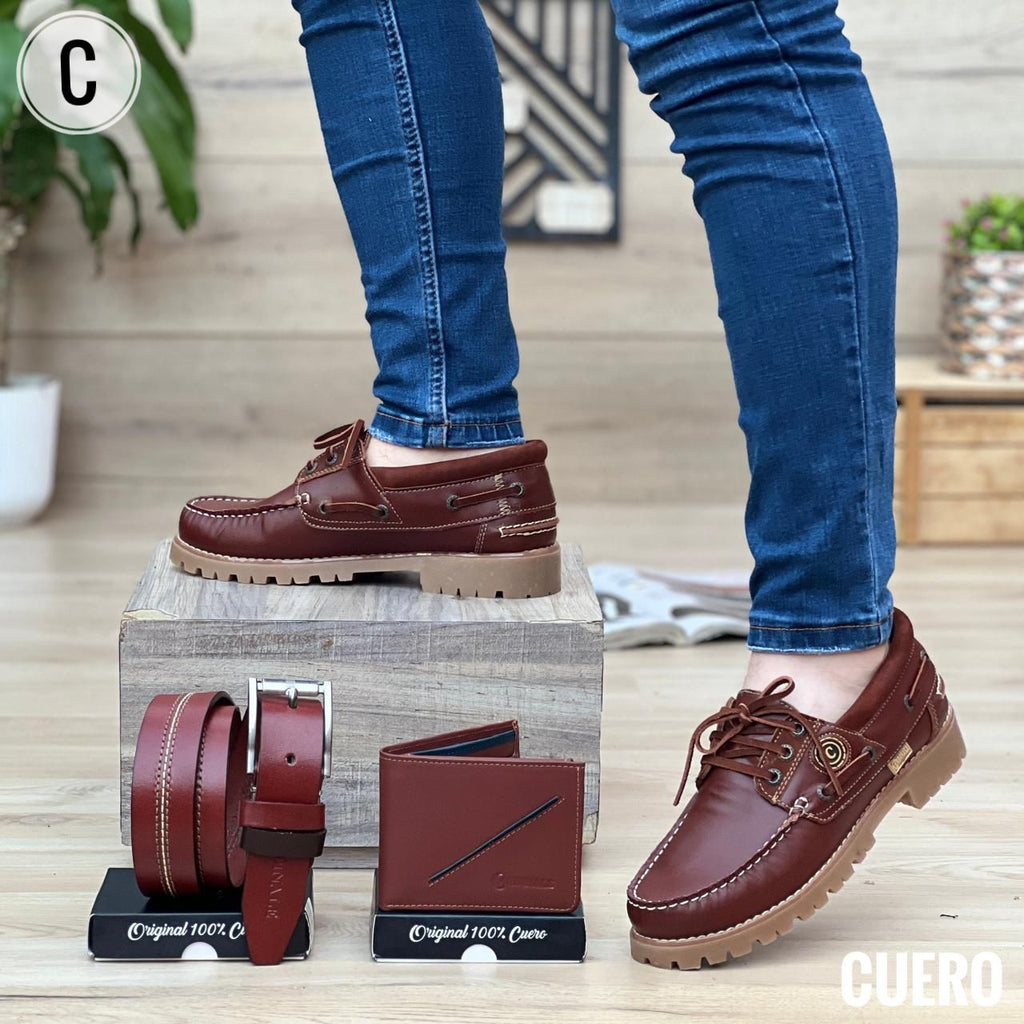 Trio Zapato + Correa + Billetera