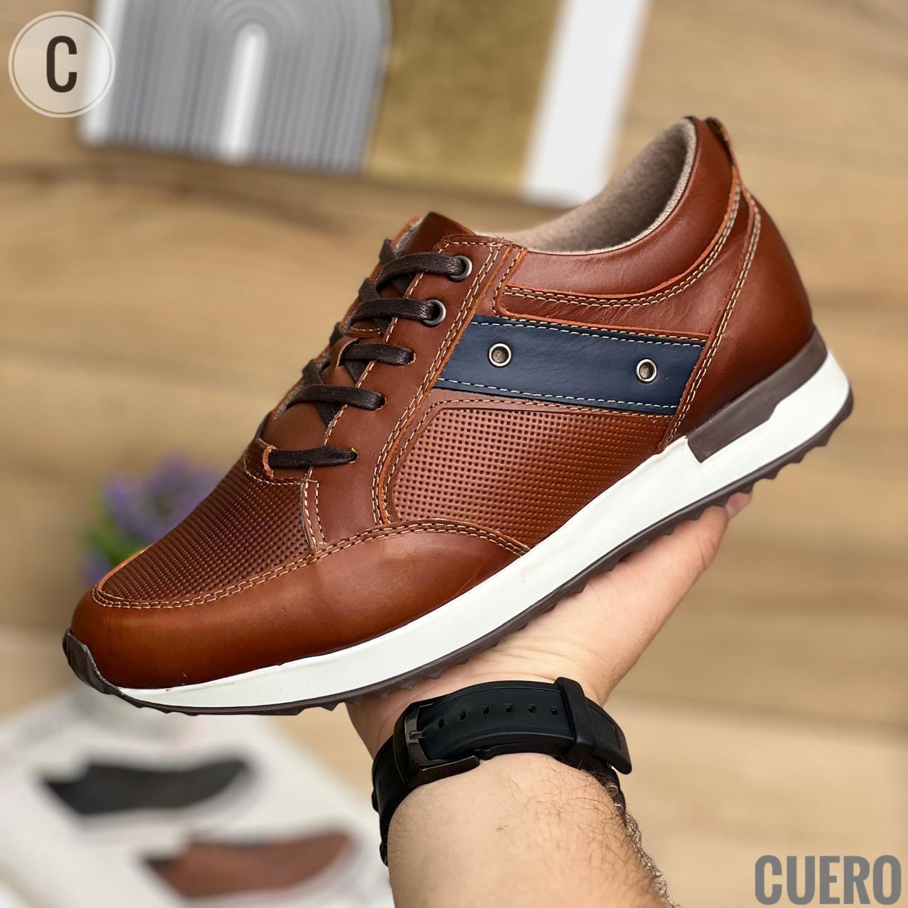 Zapato Musing en Cuero Encerado