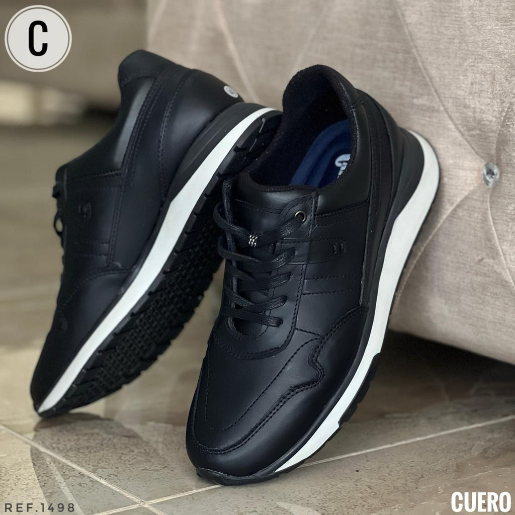 Zapato Deportivo Snap en Cuero Encerado con suela T.R