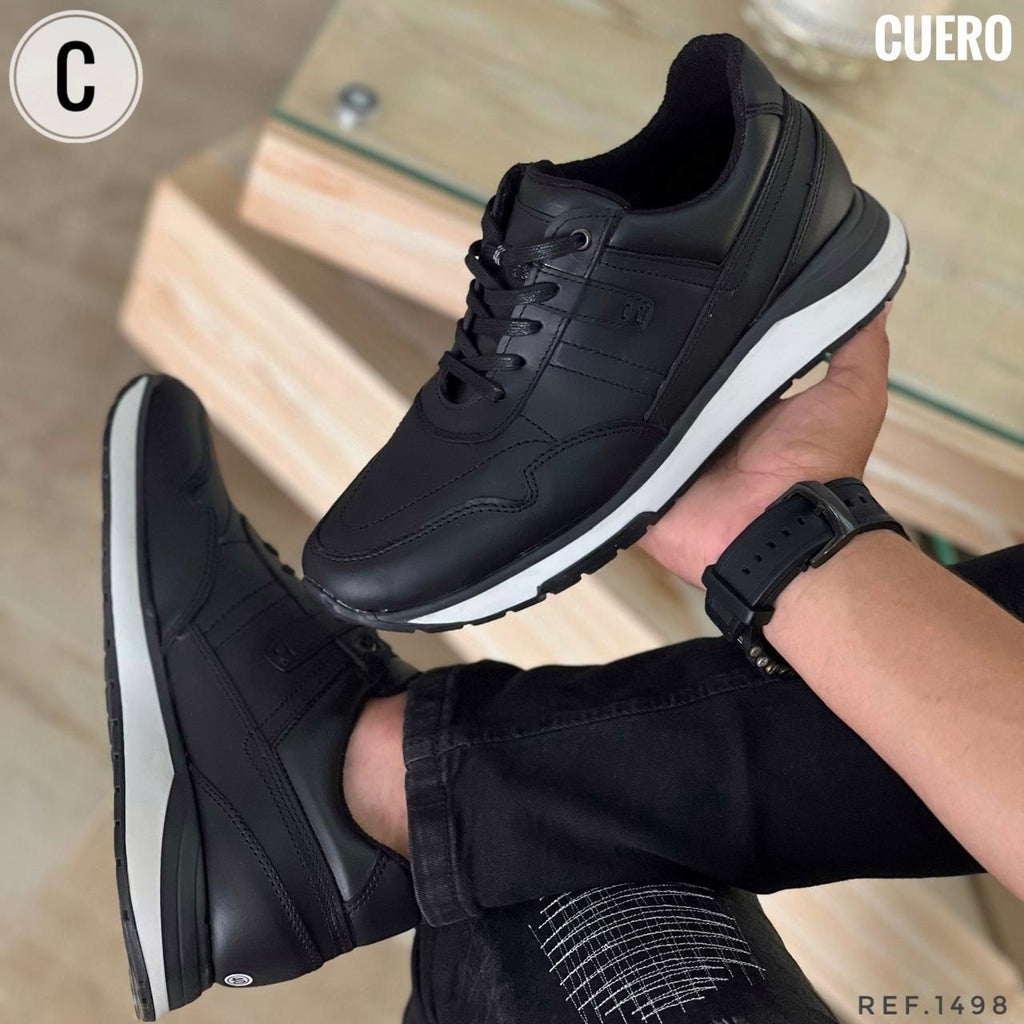 Zapato Deportivo Snap en Cuero Encerado con suela T.R