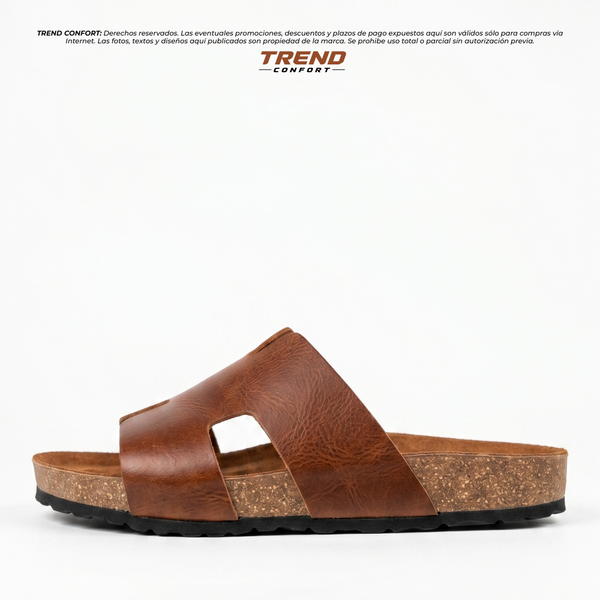 Sandalia de Cuero Kazimir Para Hombre